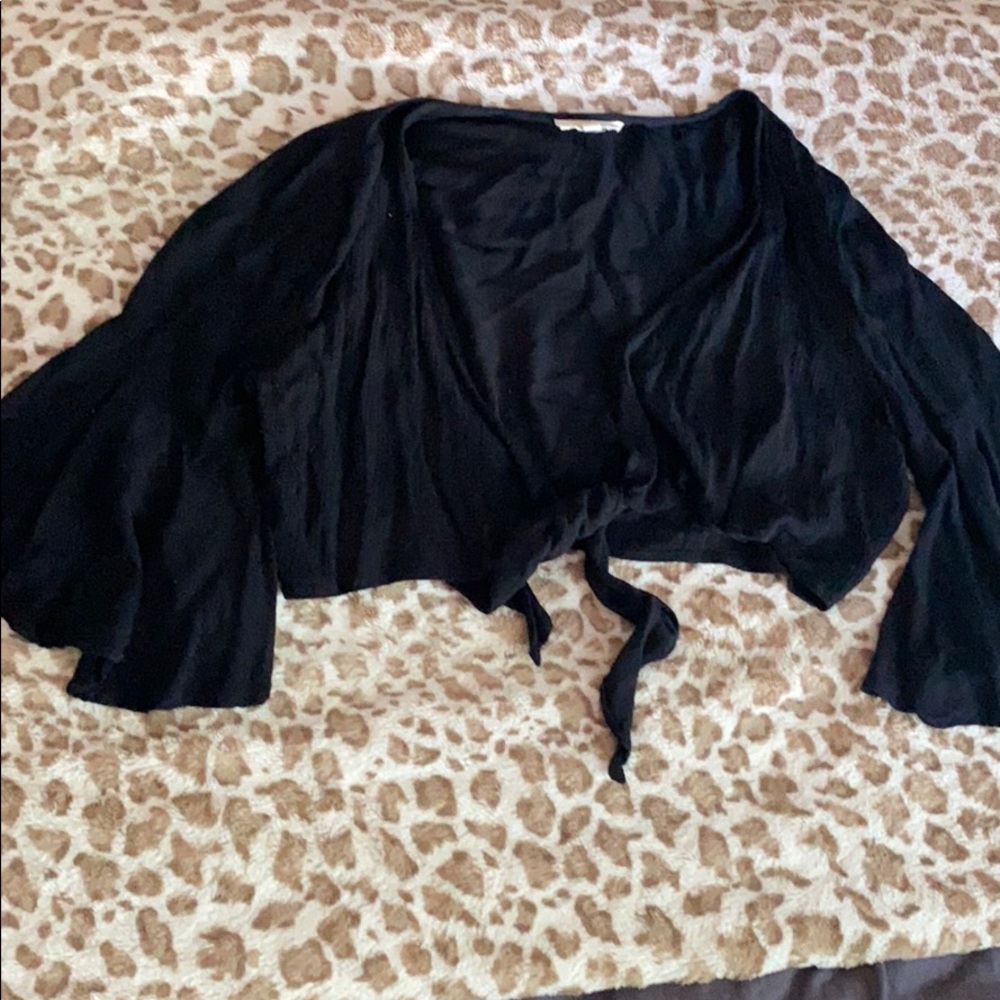Boho Tie Front Blouse